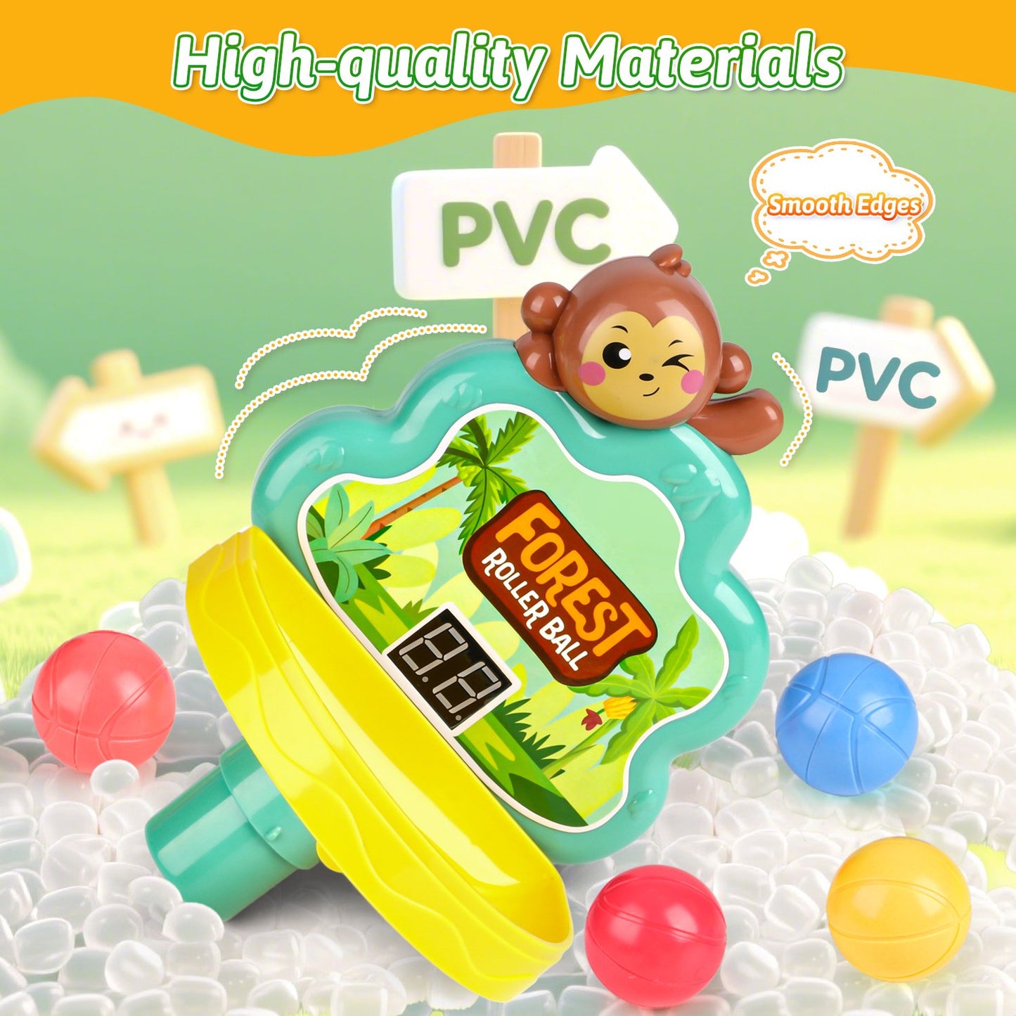 Ball Drop Toys for 1 Year Old, Toddlers Toys with Hammer Pound Balls, Shoot Balls Game, Scoring Game, Ball Drop Tower for 1 Year Boys Girls Toys Gift, Montessori Toys for Toddlers 1-3 Year Old