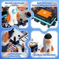 Science Kits for Kids age 8-12,Space Aerospace Experiment Set, DIY Electronics Exploration Kit with 15 Circuit Parts, STEM Educational Toy Gifts for Kids Boys Girls Ages 5 6 7 8
