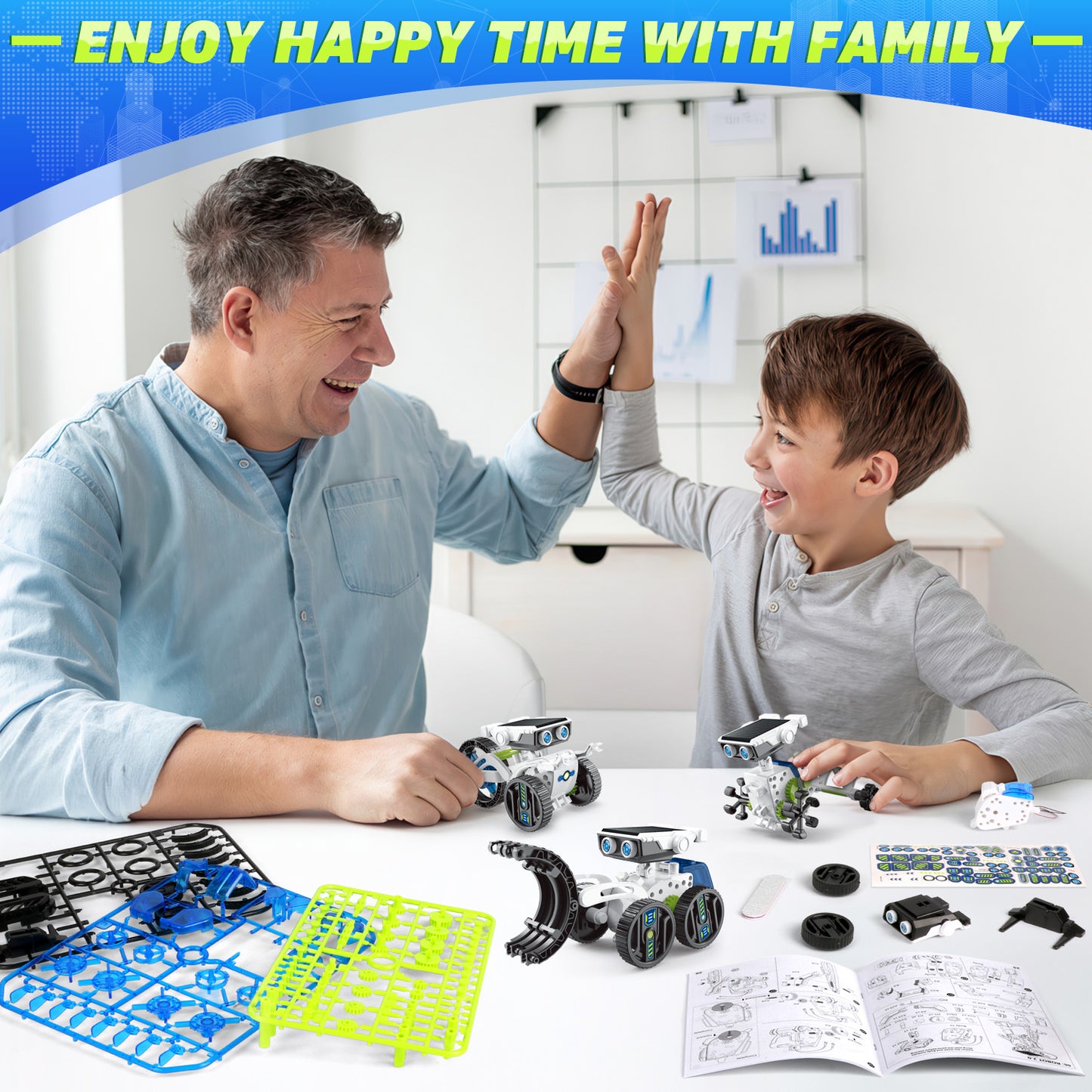 12 in 1 Solar Robots Kit STEM Toys, Kids Science Kit, Education Build Learning Toys, Gifts for Kids Boys Ages 8 9 10 11 12 Years Old.