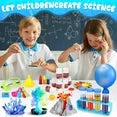 132 Science Experiments, Science Kits for Kids age 8-12 5-7, STEM Toy Birthday Gift for Boys Girls, Volcanic Eruption/Production Crystals/Christmas Tree.