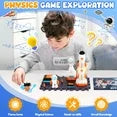 Science Kits for Kids age 8-12,Space Aerospace Experiment Set, DIY Electronics Exploration Kit with 15 Circuit Parts, STEM Educational Toy Gifts for Kids Boys Girls Ages 5 6 7 8