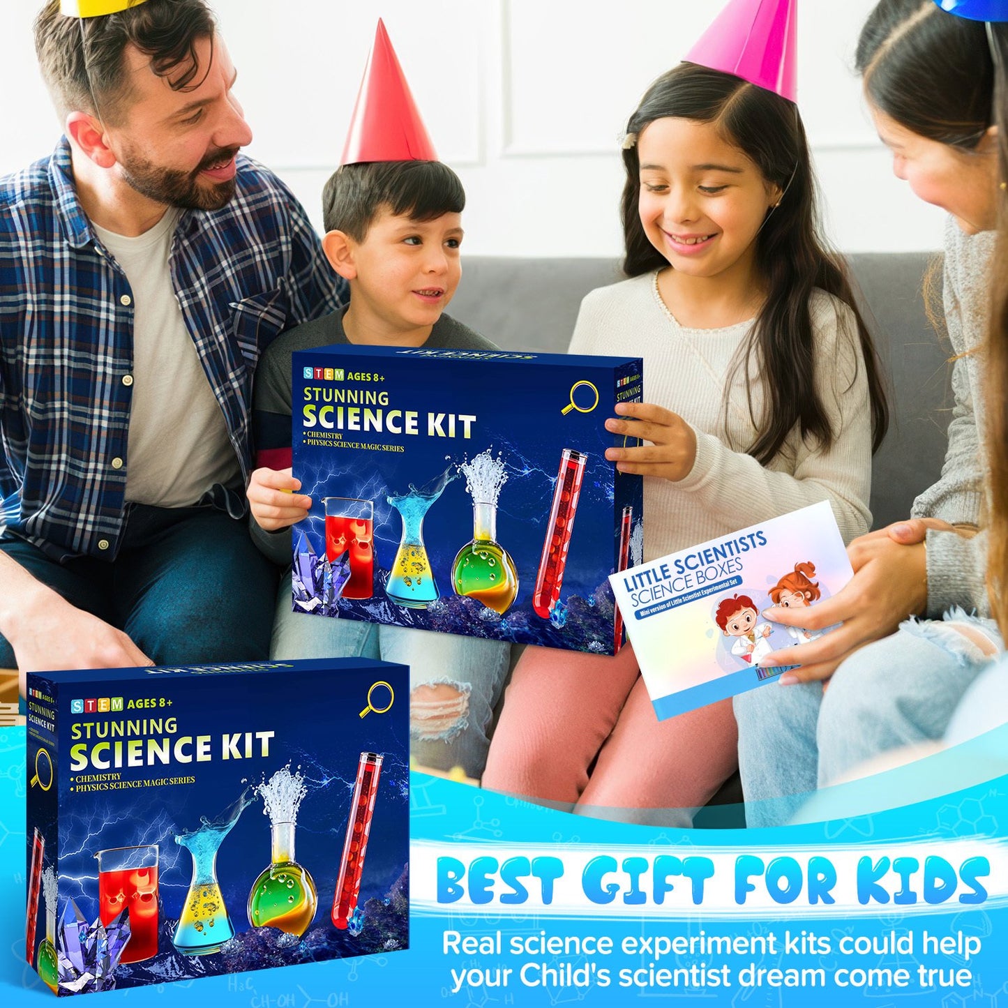 120 Science Experiments, Science Kits for Kids age 8-12 5-7, STEM Toy Birthday Gift for Boys Girls