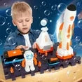 Science Kits for Kids age 8-12,Space Aerospace Experiment Set, DIY Electronics Exploration Kit with 15 Circuit Parts, STEM Educational Toy Gifts for Kids Boys Girls Ages 5 6 7 8