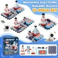 Science Kits for Kids age 8-12,Space Aerospace Experiment Set, DIY Electronics Exploration Kit with 15 Circuit Parts, STEM Educational Toy Gifts for Kids Boys Girls Ages 5 6 7 8