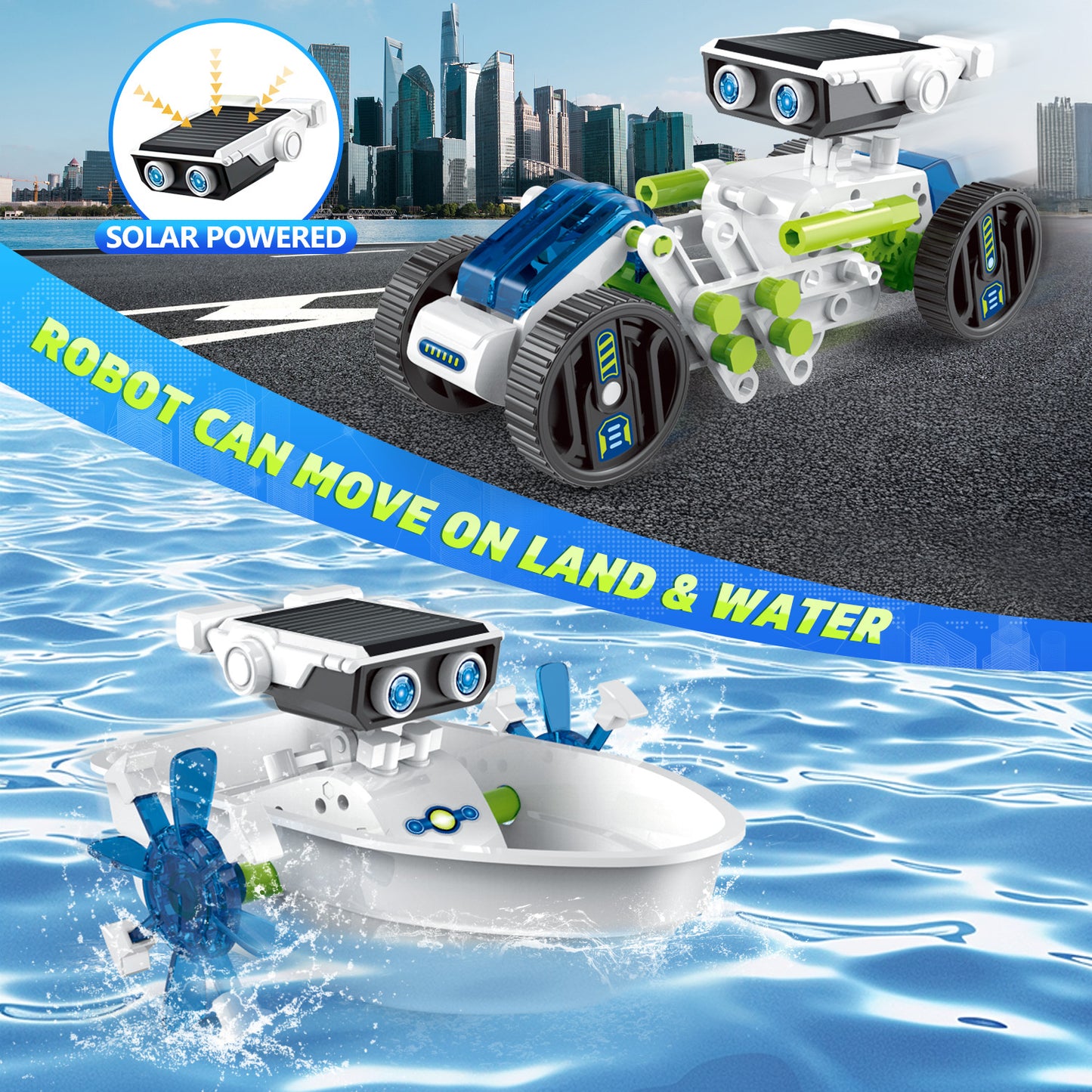 12 in 1 Solar Robots Kit STEM Toys, Kids Science Kit, Education Build Learning Toys, Gifts for Kids Boys Ages 8 9 10 11 12 Years Old.