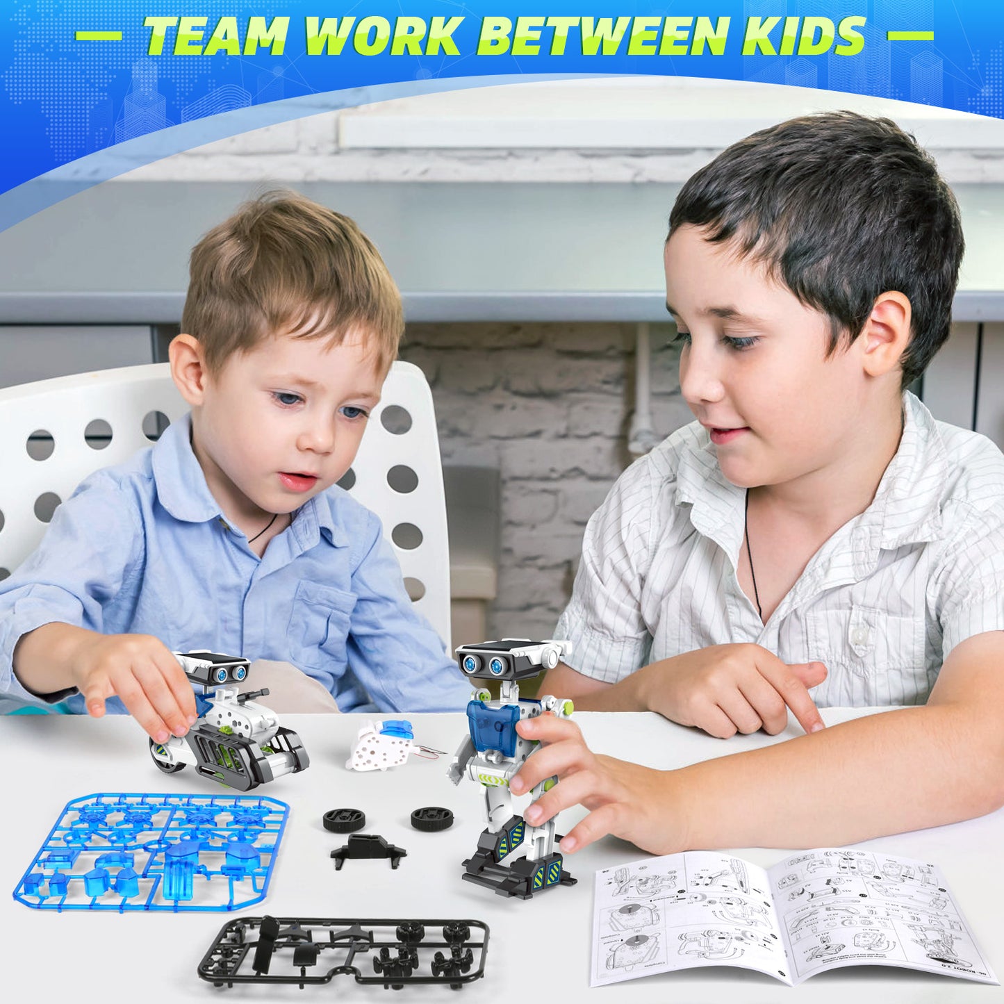 12 in 1 Solar Robots Kit STEM Toys, Kids Science Kit, Education Build Learning Toys, Gifts for Kids Boys Ages 8 9 10 11 12 Years Old.