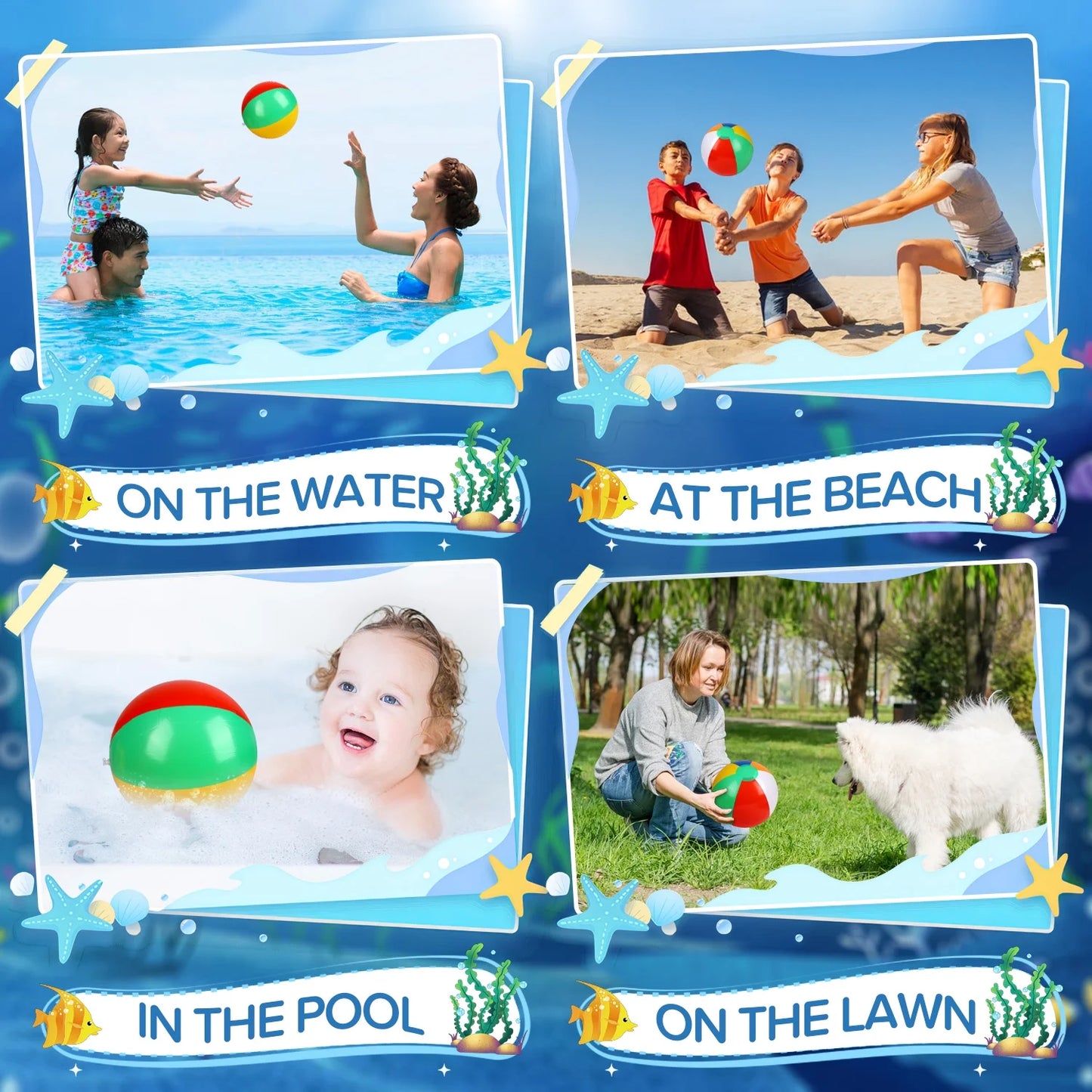 Diving Pool Toys for Kids Ages 4-8 8-12, 24Pcs Pool/Beach Party Games Sinking Set with Storage Bag, Summer Swim Water Fish Toys for Boys & Girls