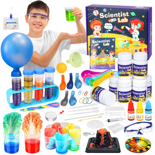 Science Kits for Kids, 70 Lab Experiments Science Set, Educational Science Kit Toy with Lab Glasses for Kids 8 And Up, Birthday Gift for Boys Girls Ages 8-12